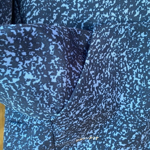 Nike Blue Dri-fit Hooded Pullover, size XL - Picture 2 of 4